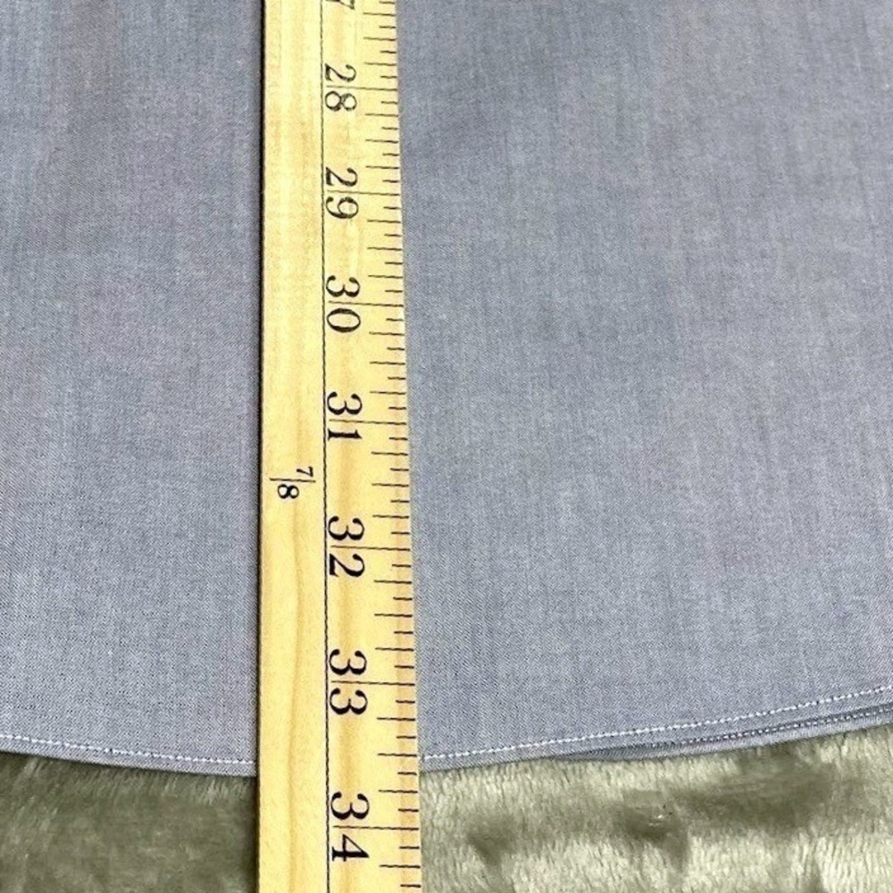 LOT OF 2 Brooks Brothers Dress Shirts 17 4/5 (XL) 1 Blue 1 Orange Plaid Non Iron - Picture 15 of 15